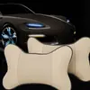 Accesorios para el Interior del Coche, Almohada Cervical para Coche, Almohada Hueso Danny para Coche, Universal para Todas las Estaciones, Cojín para Coche, Reposacabezas de PU para Coche