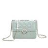 Bolso Simple para Mujer Estilo Coreano Bolso Cuadrado Pequeño de Color Sólido Estilo Occidental Nuevo de Primavera 2023 para Mujer Bolso de Mano de Perlas para el Hombro