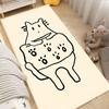 Estilo Ins Desenho Animado Celebridade da Internet Tapete para Sala de Estar Listrado Abstrato Tapete para Quarto Tatami Cabeceira Tapete para Janela de Canto Tapete para Sofá