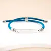 Materiales de Impresión a Color y Grabado Transfronterizos, Pequeños Regalos, Etiquetas Curvas, Pulseras Tejidas, Regalos Navideños Huecos con Forma de Corazón de Acero Inoxidable