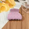 Qi Yue Clip de Garra de PVC Pequeño Clip de Pelo de Acrílico de Gama Alta para Mujeres Moño en la Parte Posterior de la Cabeza Pinza de Tiburón Accesorios para el Cabello al por Mayor