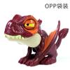 Dinosaurio que muerde el dedo juguete para niños niño popular en línea Jurásico Tiranosaurio Triceratops Dragón mini dinosaurio