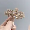 [Suprimento ao Vivo] Prendedor Grande de Cabelo Grampo Topo Grampo de Mola Estilo Coreano Flor de Diamante Prendedor de Cabelo Parte de Trás da Cabeça Acessório de Cabelo