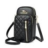 Bolsa de celular de marca 2024 novo estilo lazer mini bolsa bolsa de ombro mensageiro feminina moda bolsa pequena de couro