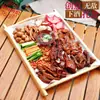 Bandeja de Aperitivos, Bandeja de Frios Defumados e Marinados Bistro, Prato de Carnes Braisadas, Bandeja Rústica de Madeira