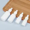 5-100ml atacado porcelana branca vidro frasco de óleo essencial embalagem de cosméticos frasco conta-gotas branco escuro frasco de essência líquida