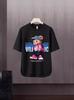 Nova camiseta de manga curta masculina verão coreano estilo moderno simples meia manga top Hong Kong estilo frouxo casual moda marca t-shirt