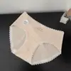 10A Jacquard de Hilo Suave Antibacteriano Sin Teñir Color Suave Ropa Interior de Algodón Puro para Mujer Algodón Transpirable Refuerzo Extendido Calzones de Algodón para Bebé