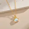 Colar de aço titânio estilo japonês e coreano feminino luxo leve design de nicho de alta qualidade corrente para clavícula all-match pingente de coração joias atacado