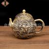 Bule de cobre Copo de vinho pequeno de cobre Chá doméstico Gota de água Pote de vinho Cobre Artesanato semi-artesanal Ornamentos Latão Único Pote