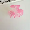Mini Presilha de Cabelo em Acetato Iridescente Perolado com Formato de Polvo Pequeno para Fios Soltos, Melhor Venda Transfronteiriça da Amazon
