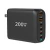 Nuevo cargador PD de nitruro de galio de 200 W, adaptador 3A3C de nitruro de galio de 100 W, carga directa multifunción 4C2A de 200 W