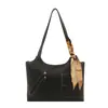 Bolsa de Ombro de Design Nicho Estilo Coreano para Mulheres Nova Moda Primavera 2026 Simples Cor Sólida Suave Bolsa Tote de Axila