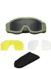 Gafas de Desierto Resistentes a Impactos Tácticas a Prueba de Balas Gafas para Fans Militares Tiro CS Gafas a Prueba de Viento y Arena para Hombres y Mujeres