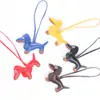 Llavero Creativo Lindo Estilo Europeo Perro Salchicha Cuero PU Colgante de Bolsa Joyería para Llaves de Coche Venta Caliente de Comercio Exterior Explosiones