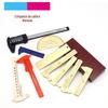 Escala única dupla escala mini vernier paquímetro DIY cobre Wenwan paquímetro pequeno pêmetro Wenwan paquímetro plástico