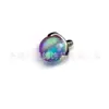Brincos de Nariz com Haste de Titânio F136 Opala Gelatinosa Aurora Bola Piercing Corporal de Liga de Titânio G23 Haste de Osso da Orelha