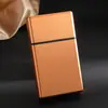 Novo porta-cigarros de liga de alumínio, pacote com 20 unidades, à prova de umidade, resistente à pressão, portátil, porta-cigarros de metal fosco, porta-cigarros criativo e personalizado para homens