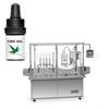 Botella de Aceite Esencial de 10ml 30ml Línea de Producción de Llenado Totalmente Automática Botella con Gotero Llenado de Líquido Tapa de Rosca Máquina Todo en Uno Automática