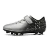 Zapatos de fútbol de velcro transfronterizos con tacos largos, versión de talla grande para niños y niñas, adolescentes, competición profesional y zapatos de fútbol de entrenamiento