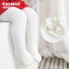 Meia-calça grossa de inverno para meninas, forrada com lã, meia-calça quente de cor sólida para outono e inverno, atacado, meia-calça de algodão classe A para bebê