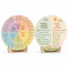 Bestseller transfronterizo rueda de emociones de madera de doble cara, ayuda de enseñanza para el manejo de emociones infantiles, juguete educativo de escritorio para educación temprana Montessori