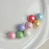 Tarjeta 16UV Cuentas Redondas de Caramelo Cuentas Sueltas de Acrílico Cuentas de Hilo diy Cadena para Teléfono Llavero Adornos Accesorios Materiales al por Mayor
