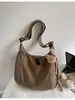Nova bolsa tiracolo de lona casual de grande capacidade para comércio exterior transfronteiriço para mulheres, bolsa de ombro versátil e da moda, bolsa tote para o dia a dia
