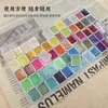 Pigmento de Aquarela Sólida Perolado Transfronteiriço 60 Cores Pintura à Mão para Unhas Pigmento Metálico Atacado Aquarela Sólida Brilhante