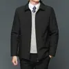 Chaqueta de botones para primavera y otoño para papás, hombres de mediana edad, padres mayores, chaqueta ejecutiva casual