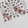Pegatinas de mariposa azul para decoración de uñas, fantasía, hada, alto nivel, sentido puro, deseo, internet, decoración de uñas rojas, pegatinas de joyería para uñas