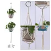 Bolsa de Malla para Maceta de Flores Amazon Transfronteriza, Cesta Colgante para Maceta de Plantas, Bolsa de Malla Colgante para Maceta Tejida Decorativa Bohemia