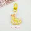 Lindo Colgante de Llavero Luna Liliou Tarjeta Grande Accesorios para Bolso de Niña Accesorios para Mejor Amiga Regalo Colgante para Mochila Escolar de Estudiante