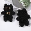 Zhao Lusi mismo estilo coreano lindo oso de peluche de dibujos animados DIY tocado de alto aspecto accesorios para el cabello horquilla material al por mayor