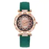 Relógio Casual Popular de Quartzo com Rosto de Diamante Pétala, Caixa de Liga com Pulseira de Diamante, Atacado de Fabricante de Relógios Femininos