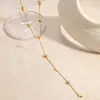 Collar de Acero Inoxidable de Nuevo Estilo Transfronterizo, Personalizado y de Moda, Estilo de Alta Gama Ol, Cruz de Pascua, Collar Chapado en Oro de 18 Quilates para Mujer