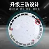 Nuevo Modelo Luz Industrial y Minera Ovni, Iluminación de Fábrica y Almacén, Iluminación de Techo para Lugares, Cancha de Bádminton, Bombilla Circular Industrial y Minera para Supermercado