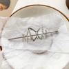 Simples Moderno Headwear Coreano Cabelo Doce Meia Bola Hairpin Menina Metal Geométrico Acessórios de Cabelo Antigo para Mulheres