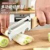 Cuchillo pelador, pelador de patatas multifuncional de acero inoxidable para uso doméstico en la cocina, cuchillo para frutas, cuchillo pelador, pelador de verduras