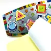Adesivo de PVC Personalizado Impermeável Transparente Logo de Livro Etiqueta Removível Impressão Papel Revestido Etiqueta Autoadesiva Revestida