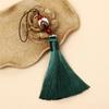 Creative Bodhi Lotus Tassel Pingente Corrente do Telefone Móvel Saco Pingente Acessórios Estilo Chinês Feminino Spike Pequeno Presente