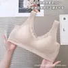 Nueva Ropa Interior Transpirable Cómoda con Copas Fijas Sin Marca para Niña Chaleco Ultra-delgado Gladies' Recoge 1054#
