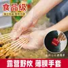 Guantes Desechables Empacados Individualmente en Paquetes Pequeños Grado Alimenticio Catering Tienda de Pollo Frito y Cuello de Pato Tienda Gourmet Guantes Especiales de Película Pe