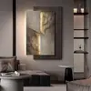 Pintura de Arenisca Estéreo de Lujo Ligero y de Gama Alta Pintura Decorativa para Entrada Clase Atmosférica Abstracta Mural para Pared de Fondo de Sofá de Sala de Estar