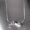 Estilo Cool Luxo Leve Anel de Diamante Flash Estilo Cool Masculino e Feminino Colar com Pingente Design Nicho Corrente Moderna para Clavícula