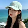 Gorra de Béisbol de Bordado de Letras de Nuevo Estilo 2026 Secado Rápido, Moda Casual Versátil de Primavera y Verano, Sombrero para el Sol para Mujer