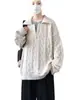 Suéter de punto de dos piezas para otoño e invierno, suéter de manga larga con cuello ancho, color rojo, adecuado para las celebraciones del Año Nuevo Chino, color rojo, estilo juvenil, patrón de trenzado