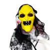 Máscara de bruxa de Halloween gaze de cabeça com peruca de flor novo festival fantasma transfronteiriço fontes de festa máscara de horror