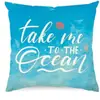 Fundas de Almohada de la Serie Oceánica de Verano Más Vendidas de Temu, Cojines Decorativos para Playa de Verano, Jardín Exterior, Patio, Hecho a Medida