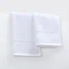 Quadrado de algodão 35*35cm estudante simples absorvente cor lisa macio logo bordado fábrica atacado quadrado de algodão